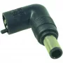Punta de conector de alimentación para portátil 2-POWER TIP6005A - conector hueco DC de 5,5 mm x 2,5 mm - negro