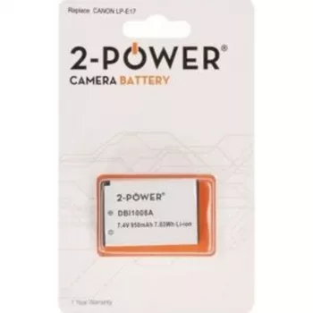 2-POWER DBI1008A Batería de litio-ion 950 mAh 7,4 V para Canon LP-E8