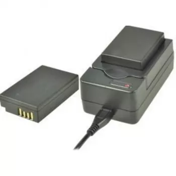 2-POWER Cargador y batería combinada para cámara para Canon LP-E17