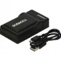 Duracell DRP5958 Cargador de batería USB para interiores para Panasonic DMW-BNB9E - Negro - 5V