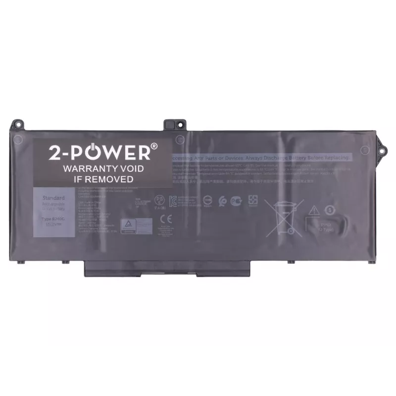2-Power batería principal Dell Latitude 5420 - batería - 45 mAh