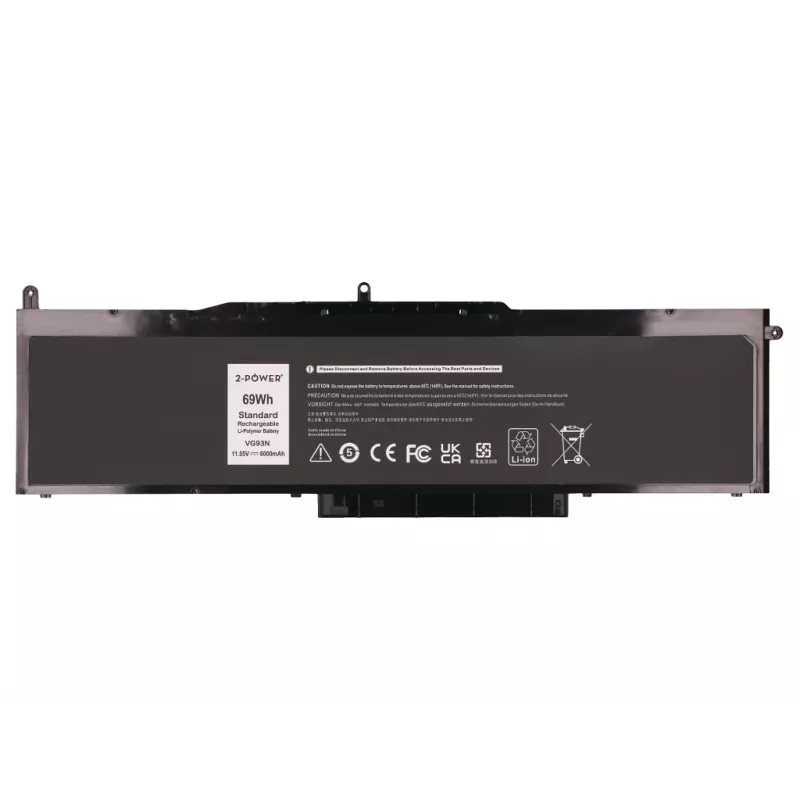 Batería principal 2-Power para Dell Precision 3520 - 69 mAh