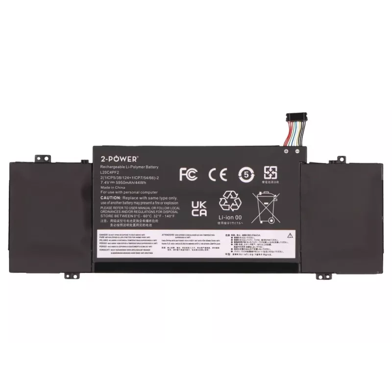 Batería principal 2-Power - Batería para portátil - 44 Wh - 4000 mAh - 10,8 V - Li-Ion - 6 celdas - Negra - Compatible con HP HSTNN-IB51, HSTNN-IB52, HSTNN-UB51, HSTNN-UB52, KU531AA, KS524AA