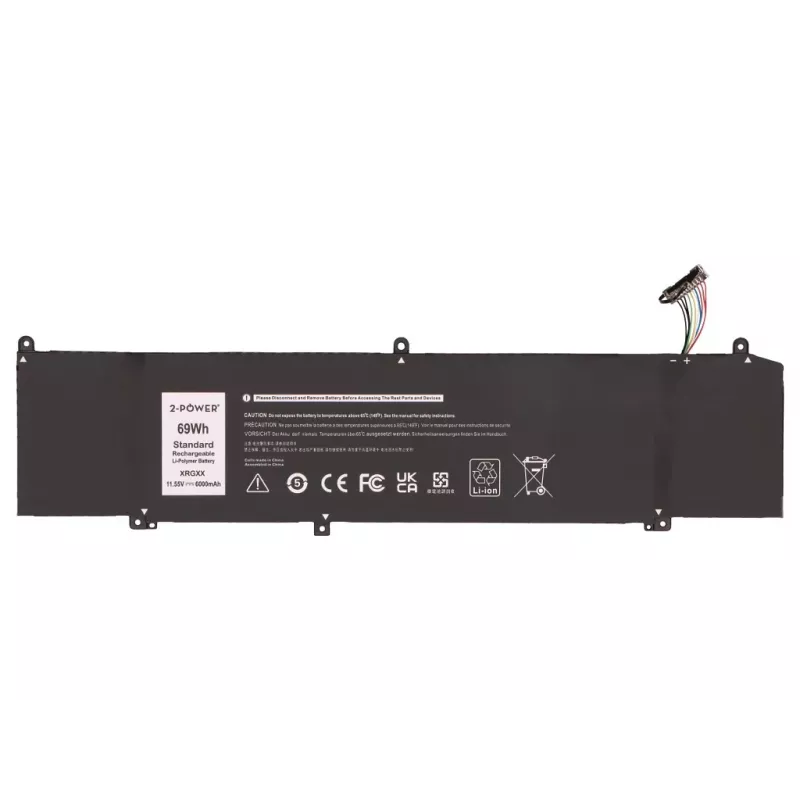 Batería principal 2-Power Dell Alienware M15 - Batería - 69 mAh