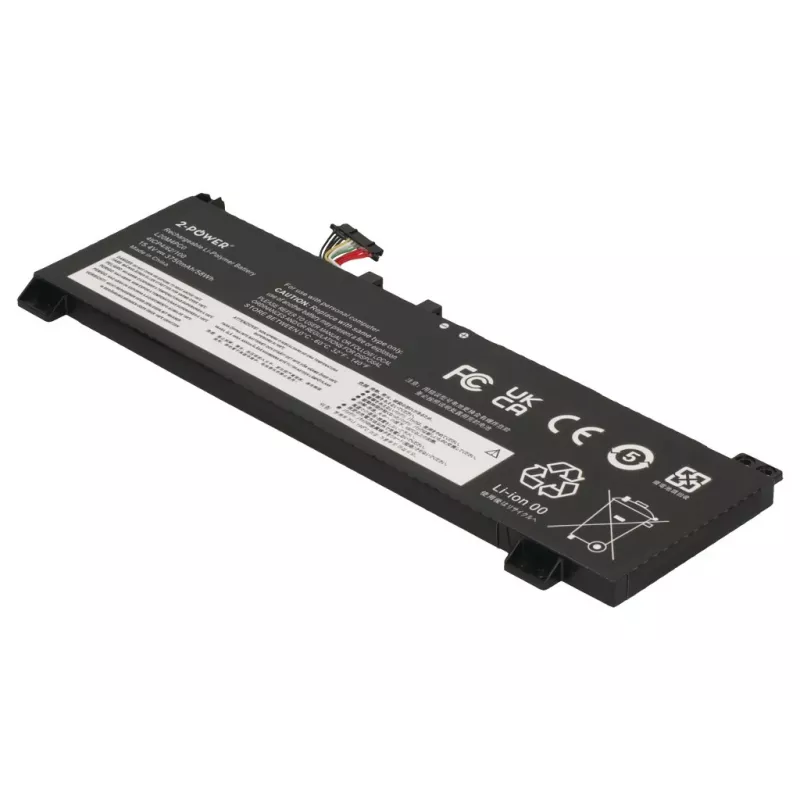 Batería principal 2-Power para Lenovo Legion 5-15ACH6 82JW - 58 Wh