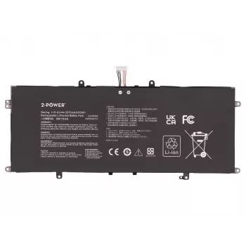Batería principal 2-Power ASUS U4700J - 49 Wh, 4400 mAh, 11,1 V, 6 celdas Li-Ion, Negra
