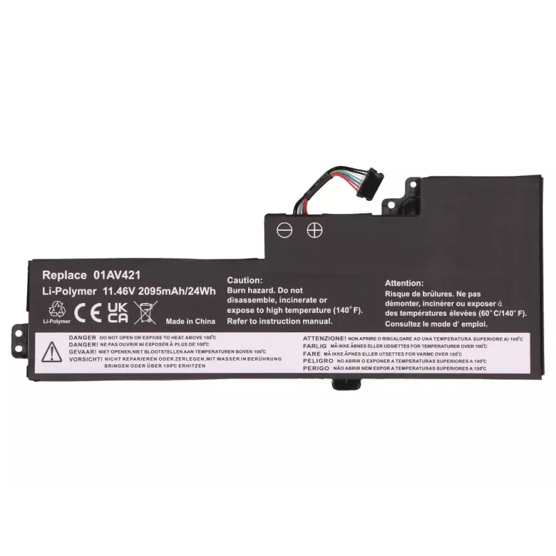 Batería principal 2-Power para Lenovo ThinkPad T470 - 2000 mAh