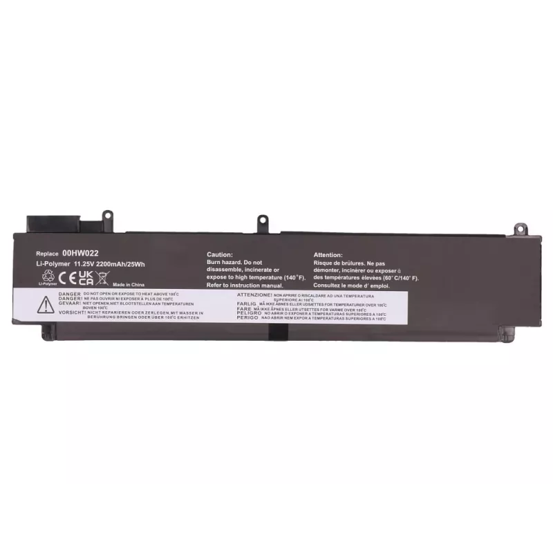 Batería principal 2-Power para Lenovo ThinkPad T460s T470s - 2200 mAh