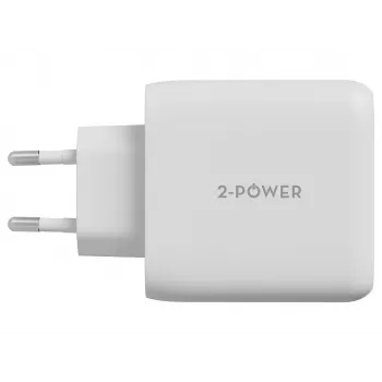 Cargador de pared 2-POWER PD 20W USB-C y 12W USB-A