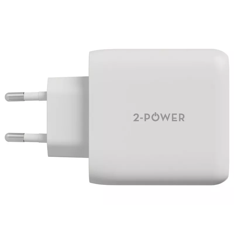 Cargador de pared 2-POWER PD 20W USB-C y 12W USB-A