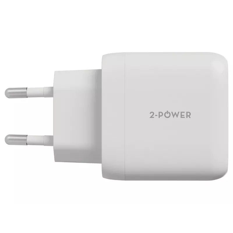 Cargador de pared 2-Power 45W PD GaN 1 x USB-C