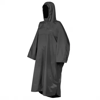 Trekmates Deluxe Poncho - Negro/Negro