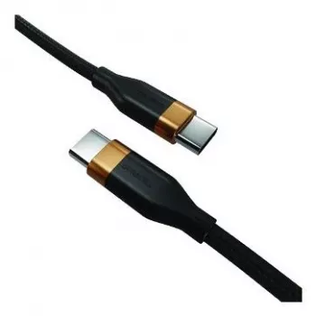2-Power Cable USB-C a USB-C 1m 60W de carga y sincronización de datos Negro