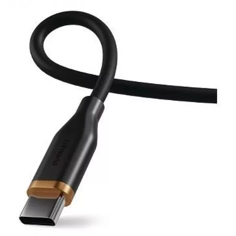 2-Power Cable de silicona USB-C a USB-C de 2 m 100W Negro