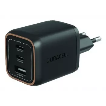 Duracell Cargador de pared PD 65W GaN 2 x USB-C