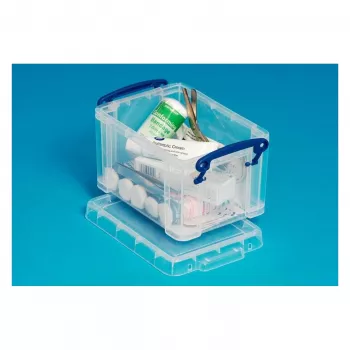 Really Useful Storage Box 1,6L Transparente 19,5 x 13,5 x 11,0 cm