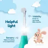 BRUSH BABY Cepillo de dientes eléctrico sónico Baby Sonic 0-3 años Marino
