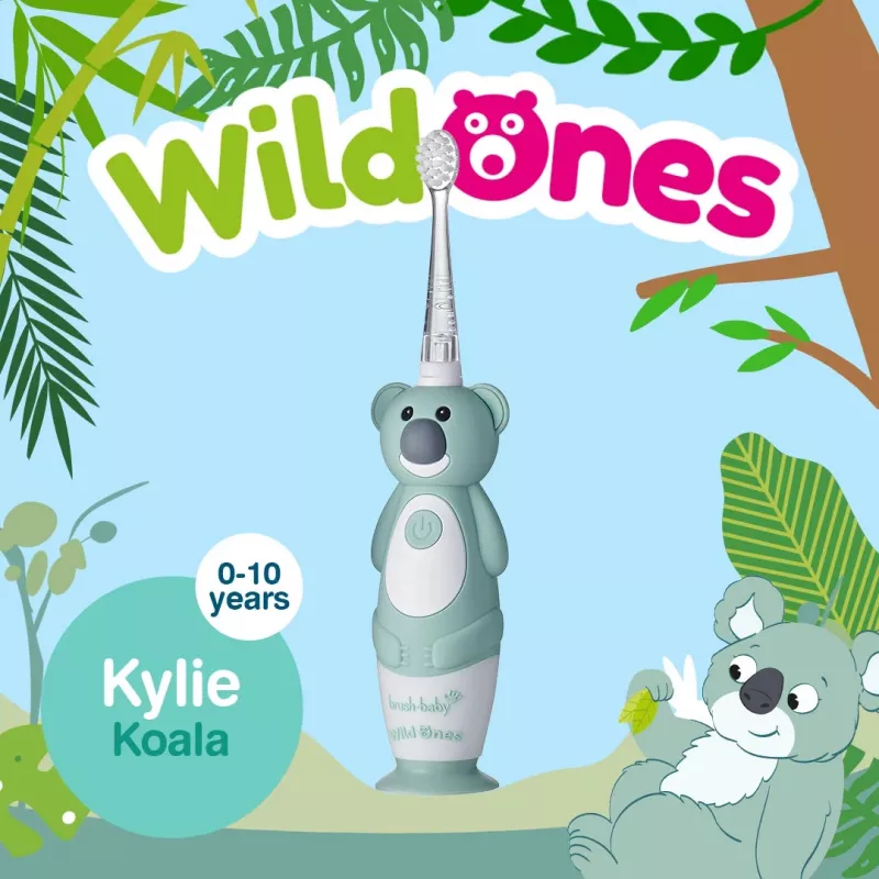 BRUSH BABY Cepillo de dientes sónico Wild Ones para niños Kylie Koala