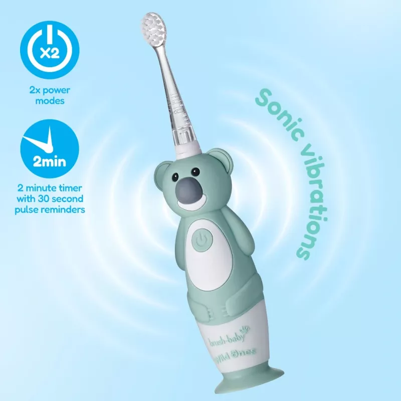 BRUSH BABY Cepillo de dientes sónico Wild Ones para niños Kylie Koala