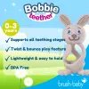 BRUSH BABY Mordedor Bobbie Bunny Juguete mordedor para bebé Cappuccino Gris