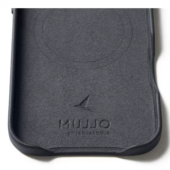 Mujjo Funda de piel MagSafe para iPhone Air, Basalt
