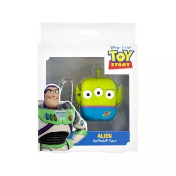 ThumbsUp! PowerSquad funda de silicona 3D para AirPods, Alien, azul/blanco/amarillo