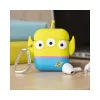 ThumbsUp! PowerSquad Funda 3D de silicona para AirPods, Alien, azul/blanco/amarillo