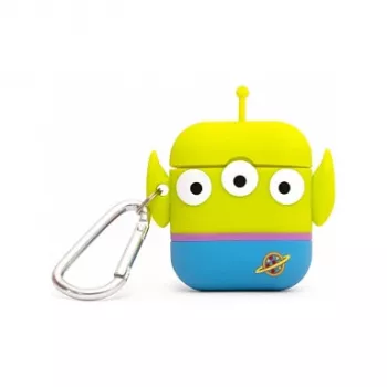 ThumbsUp! PowerSquad funda de silicona 3D para AirPods, Alien, azul/blanco/amarillo