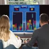 FIZZ CREATIONS Tetris Duel consola retro arcade para dos jugadores con 2 mandos con cable Plug & Play