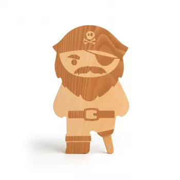 OTOTO Pirate tabla de cortar y cuchillo set