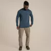 Craghoppers NosiLife Abel LS camiseta - Blue Stone (M)