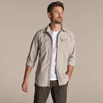 Craghoppers NosiLife Adventure LS Shirt III - Parchment talla S