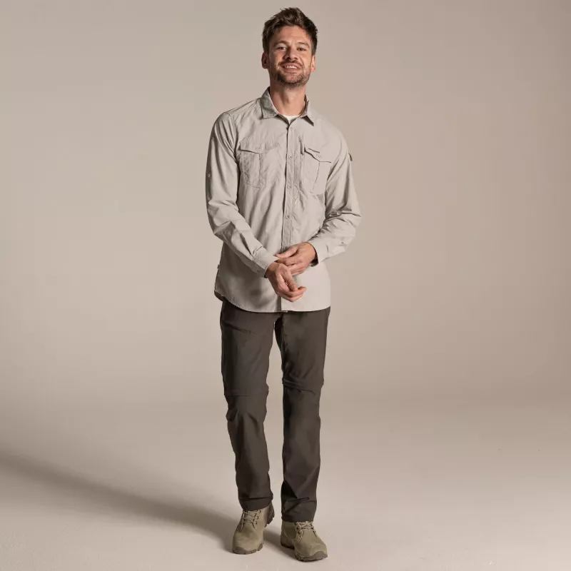 Craghoppers NosiLife Adventure LS Shirt III - Parchment XL