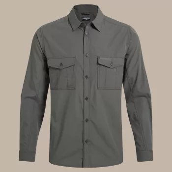 Craghoppers Kiwi II camisa de manga larga - Cedar talla L