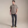 Craghoppers Kiwi II camisa de manga corta - Pebble, talla L
