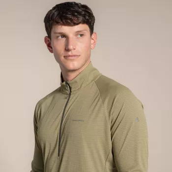 Craghoppers NosiLife SolarShield+ camiseta de media cremallera - Cardamon, talla M