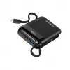 Canyon OnPower 104 10000 mAh Batería externa con cable USB-C y Lightning negro