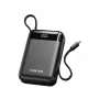Canyon OnPower 204 20000 mAh Batería externa con cables USB-C y Lightning, negro