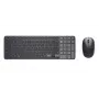 Dell Pro 7 Conjunto de teclado y ratón compacto recargable - KM746 - Ruso (QWERTY) - Gris titanio