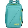 Mochila de cabina American Tourister Take2Cabin S Dusty Turquoise/Lime