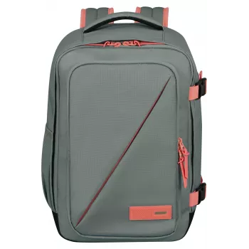 Mochila de cabina American Tourister Take2Cabin S Sage/Coral