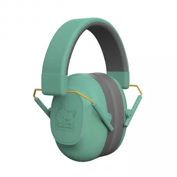 KIDYWOLF Auriculares con cancelación de ruido para niños verdes
