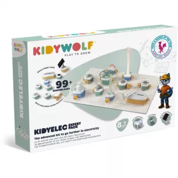 KIDYWOLF Kit de experimentos de electricidad 18 piezas