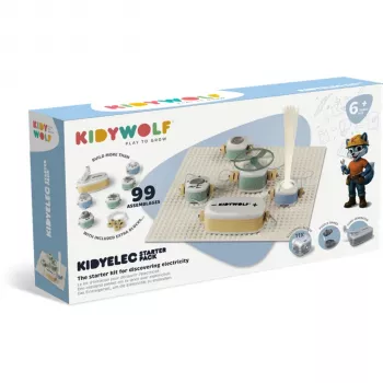 KIDYWOLF Kit de experimentos de electricidad 11 piezas