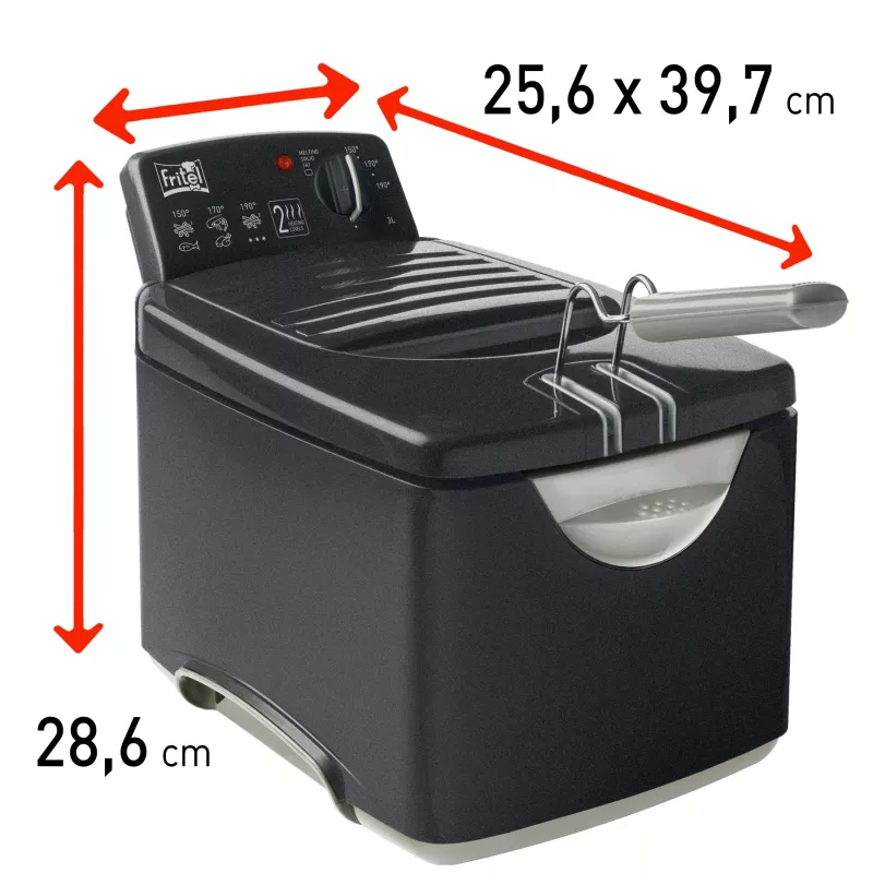 FRITEL Freidora Turbo SF 3 litros acero inoxidable