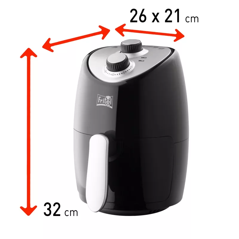 FRITEL Starter My SnackTastic 4202 Freidora de aire 1kW plata/negro
