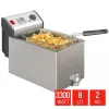 FRITEL TURBO SF freidora 8 litros 3,3 kW acero inoxidable