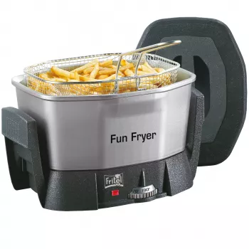 FRITEL Starter freidora 1,5L 1400W negro/gris/plata