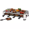 FRITEL SG 2180 raclette acero inoxidable/cromo negro