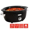 FRITEL Family olla de cocción lenta 5.5 litros 210W negro/cromo